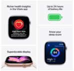 Apple Watch Series 11 GPS 42mm Smartwatch with Rose Gold Aluminium Case with Light Blush Sport Band S/M. Sleep Score, Fitness Tracker, Health Monitoring, Always-On Display, Water Resistant - Image 2